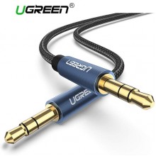 აუდიო კაბელი UGREEN AV112 (10685) 3.5mm male to 3.5mm male cable gold-plated 1M AUX