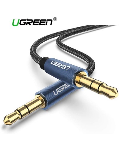 აუდიო კაბელი UGREEN AV112 (10685) 3.5mm male to 3.5mm male cable gold-plated 1M AUX