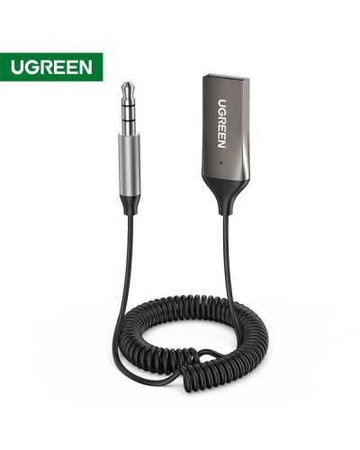 აუდიო ადაპტერი UGREEN CM309 (70601) USB to Aux Car Bluetooth 5.0 Receiver Audio Adapter Black