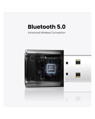 USB ადაპტერი UGREEN CM390 (80889) USB Bluetooth 5.0 Adapter, Black