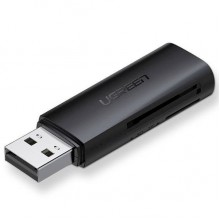 ბარათის წამკითხველი UGREEN CM264 (10927) USB3.0 to SD/TF Card Reader, Black