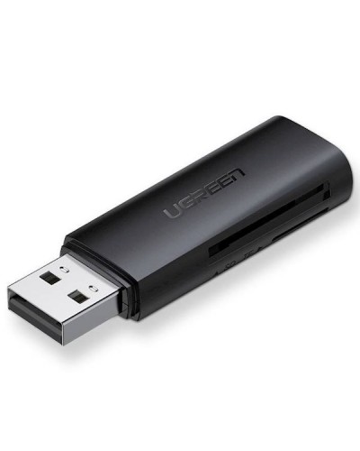 ბარათის წამკითხველი UGREEN CM264 (10927) USB3.0 to SD/TF Card Reader, Black