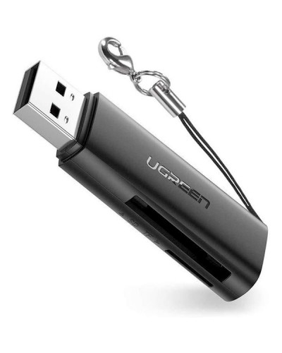ბარათის წამკითხველი UGREEN CM264 (10927) USB3.0 to SD/TF Card Reader, Black