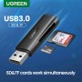ბარათის წამკითხველი UGREEN CM264 (10927) USB3.0 to SD/TF Card Reader, Black