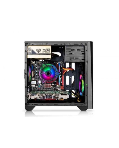 ქეისი: Golden Field 3320B ATX Case with RGB Strip 1x90mm Fan USB 3.0