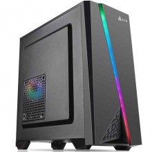 ქეისი: Golden Field 3320B ATX Case with RGB Strip 1x90mm Fan USB 3.0