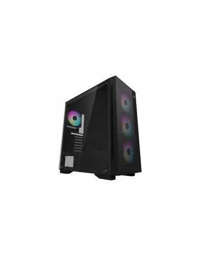 ქეისი MATREXX 55 MESH ADD-RGB 4F, DEEPCOOL ATX Mid-Tower Case 140mm×3/120mm×3, A-RGB fan