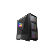 კომპიუტერის ქეისი MATREXX 50 MESH 4FS, Deepcool, Middle Tower, high airflow case, Front:120×3mm LED fan