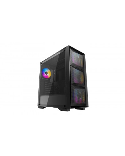 ქეისი MATREXX 50 MESH 4FS, Deepcool, Middle Tower, high airflow case, Front:120×3mm LED fan