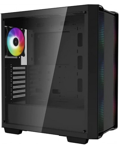 ქეისი CC560 ARGB, Deepcool, Mid-Tower Case , 7 Slots, USB3.0×2,Front: 3×120mm Rear: 1×120mm Fans