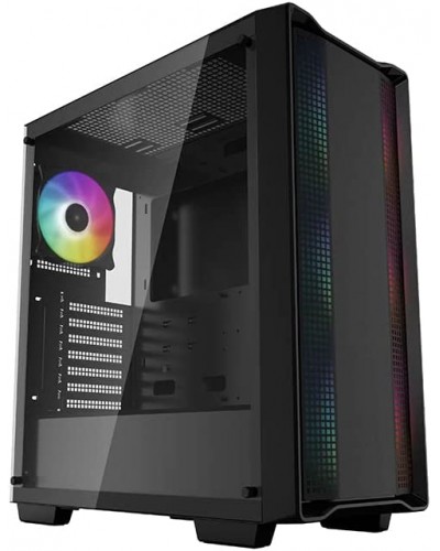 ქეისი CC560 ARGB, Deepcool, Mid-Tower Case , 7 Slots, USB3.0×2,Front: 3×120mm Rear: 1×120mm Fans