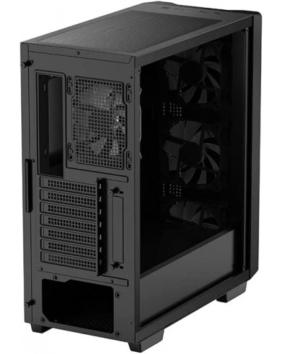 ქეისი CC560 ARGB, Deepcool, Mid-Tower Case , 7 Slots, USB3.0×2,Front: 3×120mm Rear: 1×120mm Fans