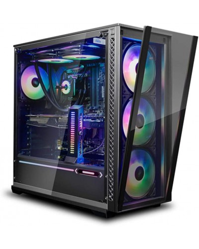 ქეისი MATREXX 70 ADD-RGB 3F, Deepcool, Mid Tower Case,2×USB3.0/1 slots 7 +2, 3×120mm ADD-RGB Fan,3×140mm
