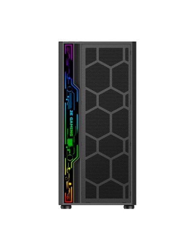 ქეისი 2E G2052 Gaming Computer case SPERO, MidT, ARGB+strip, TG (side panel), without PSU Black