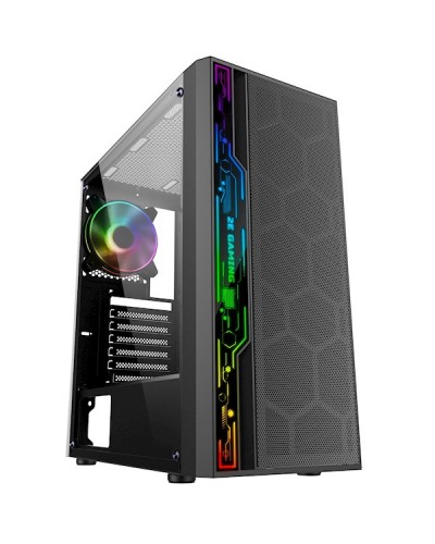 ქეისი 2E G2052 Gaming Computer case SPERO, MidT, ARGB+strip, TG (side panel), without PSU Black