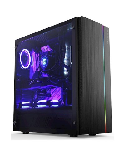 ქეისი 2E GX910 Gaming Computer case SPARGO (GX910) MidT ARGB strip, without PSU Black