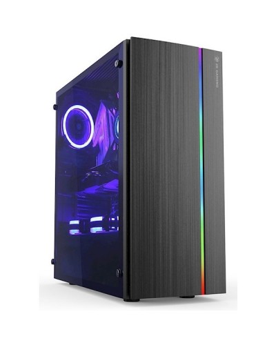ქეისი 2E GX910 Gaming Computer case SPARGO (GX910) MidT ARGB strip, without PSU Black