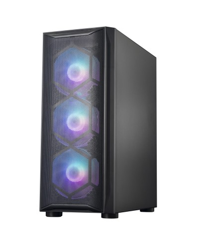 ქეისი ALLX AX-G1944, Computer Case, ATX, MATX, USB 3.0x1, USB 1.0x2, AUDIO, Black