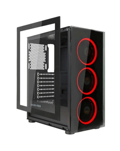 ქეისი Golden Field N18 4x120mm Fans ATX Case