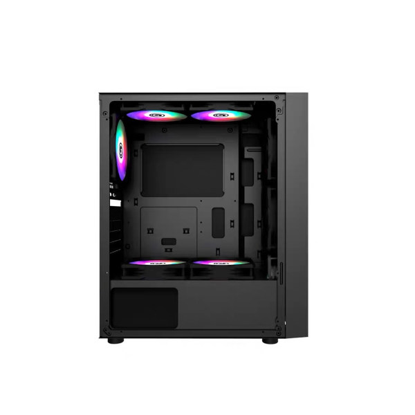 ქეისი LOVINGCOOL LC-OL BLACK + 4 RGB COOLER