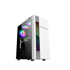 ქეისი LOVINGCOOL LC-OL WHITE + 4 RGB COOLER