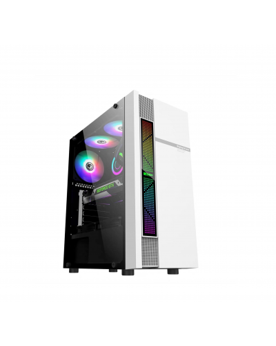 ქეისი LOVINGCOOL LC-OL WHITE + 4 RGB COOLER