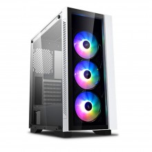ქეისი MATREXX 55 V3 ADD-RGB WH 3F,Deepcool, Mid Tower Case 1×USB3.0/2×USB2.0/1,slots 7/ 3×120mm,3×140mm
