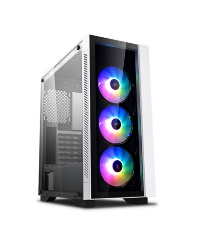 ქეისი MATREXX 55 V3 ADD-RGB WH 3F,Deepcool, Mid Tower Case 1×USB3.0/2×USB2.0/1,slots 7/ 3×120mm,3×140mm