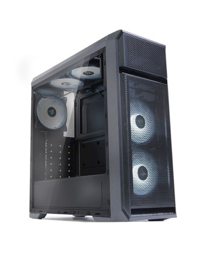 ქეისი Zalman Computer case N5 OF, without PSU, 1xUSB3.0, 2xUSB2.0, 3x120mm White LED, Acrylic Side Panel, ATX, Black