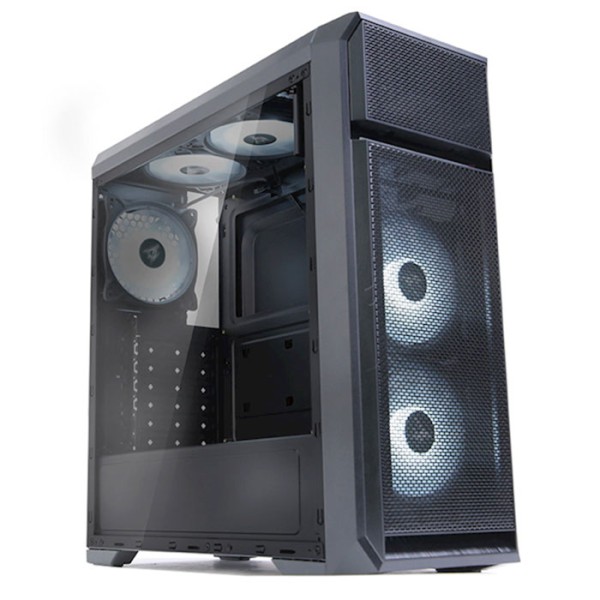 ქეისი Zalman Computer case N5 OF, without PSU, 1xUSB3.0, 2xUSB2.0, 3x120mm White LED, Acrylic Side Panel, ATX, Black