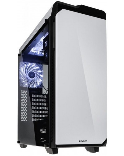 ქეისი Zalman Computer case Z9 NEO PLUS, MidT, 2xUSB2.0,2xUSB3.0, 2x120,3x120LED, acrylic (side window), without PSU, white