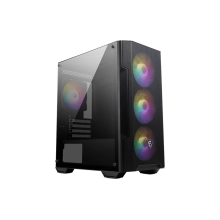 ქეისი: MSI MAG FORGE M100A 4x120mm Auto-RGB Fans Micro ATX Tower Black