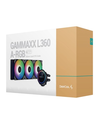 მაგრილებელი GAMMAXX L360 A-RGB, Deepcool, Universal CPU Cooler 4-pin PWM,RGB LED, Intel LGA2066/2011-v3/2011/1200/1151/1150/1155/1366