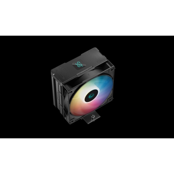 მაგრილებელი AG400 DIGITAL BK ARGB, DeepCool Cooler, 3-Pin RGB LED, 4-Pin PWM, 500~2100 RPM, Hydro Bearing,AMD/AM5/AM4