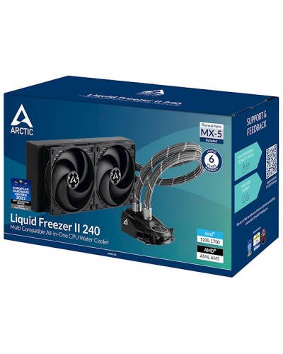 მაგრილებელი ARCTIC Liquid Freezer II 240 Series Multi Compatible All-In-One CPU Water Cooler ACFRE00046B