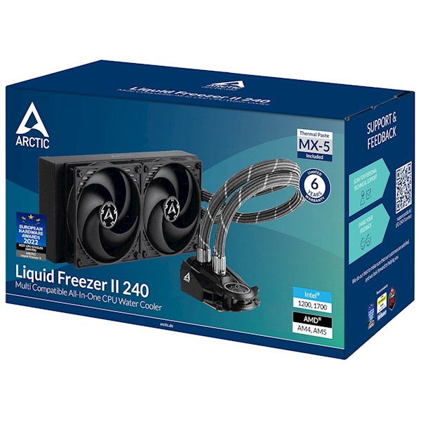 მაგრილებელი ARCTIC Liquid Freezer II 240 Series Multi Compatible All-In-One CPU Water Cooler ACFRE00046B