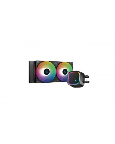 მაგრილებელი LE500, Deepcool, 240mm LED Liquid CPU Coolerr 4-pin PWM, 6-Color LED