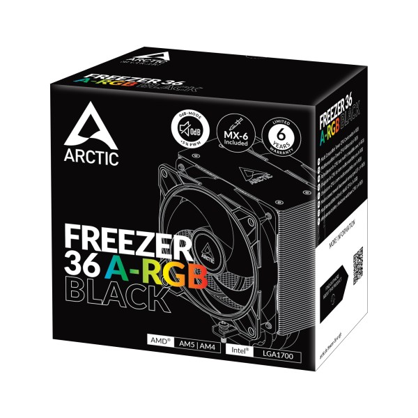 პროცესორის ქულერი ARCTIC FREEZER 36 A-RGB ACFRE00124A BLACK