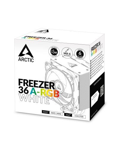 პროცესორის ქულერი ARCTIC FREEZER 36 A-RGB ACFRE00125A WHITE