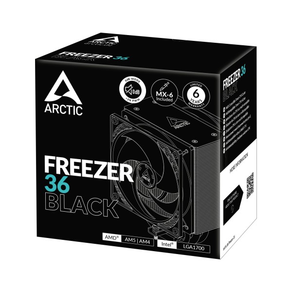 პროცესორის ქულერი ARCTIC FREEZER 36 ACFRE00123A BLACK