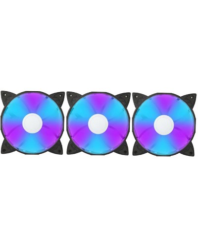 ქულერი 1STPLAYER 1STPLR-G1, RGB, 120mm, 1300RPM, Cooler, Black