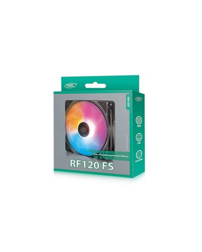 ქულერი DEEPCOOL RF120 FS 120mm 4-pin PWMCase Fan from 6 high-brightness long-lasting LEDS