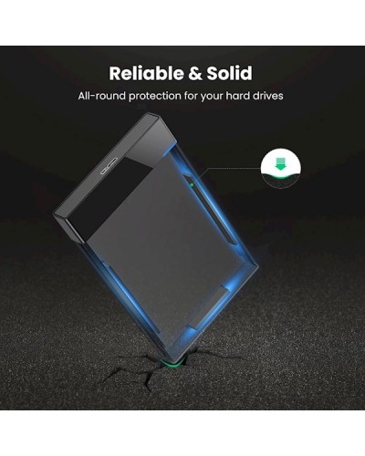 მყარი დისკის ქეისი UGREEN (30848) 2.5 Inch Hard Drive Box