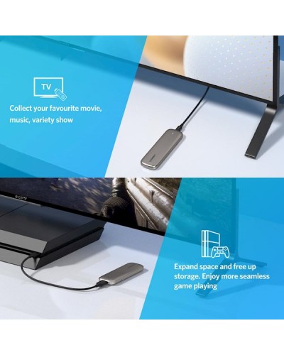 UGREEN 60355 M.2 Portable SSD Enclosure 6Gbps