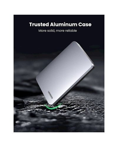 მყარი დისკის ქეისი UGREEN CM300 (70498) 2.5-Inch SATA External Hard Drive Enclosure