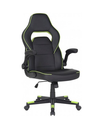 გეიმერული სავარძელი 2E 2E-GC-HEB-BK Gaming Chair Hebi Black/Green
