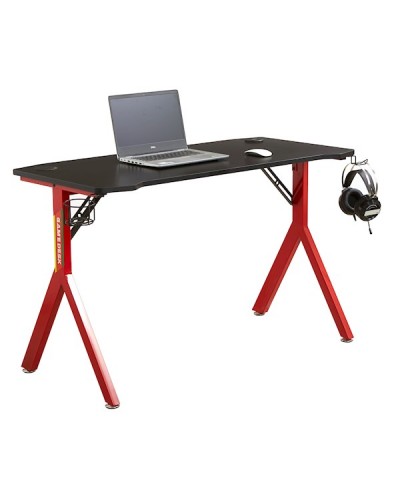 Gaming მაგიდა ALLX TE-Y18, Gaming Desk, Red/Black