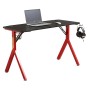Gaming მაგიდა ALLX TE-Y18, Gaming Desk, Red/Black