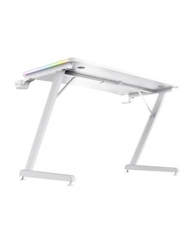 გეიმერული მაგიდა TRUST GXT709W LUMINUS RGB DESK WHITE 