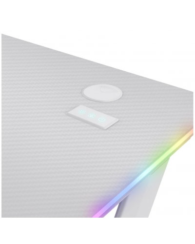 გეიმერული მაგიდა TRUST GXT709W LUMINUS RGB DESK WHITE 